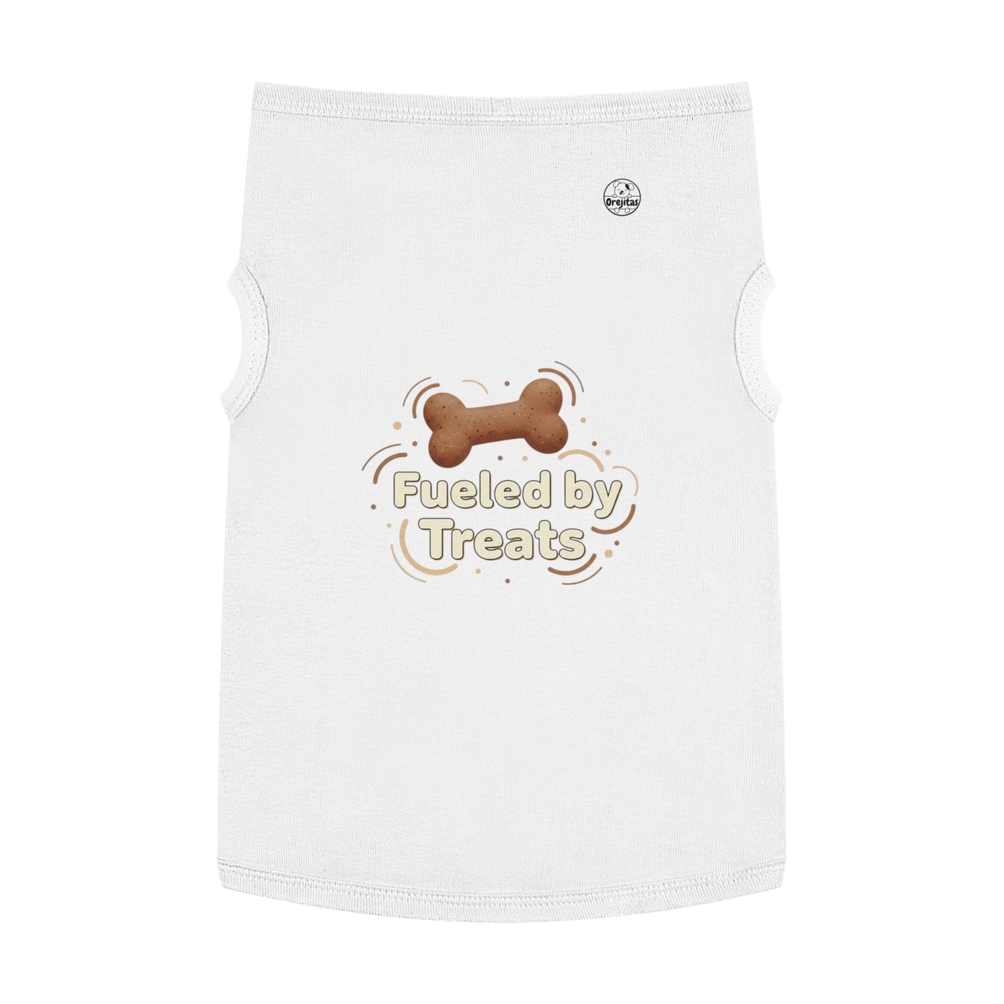 Pet Tank Top - "Fueled by Treats" Dog Tee
