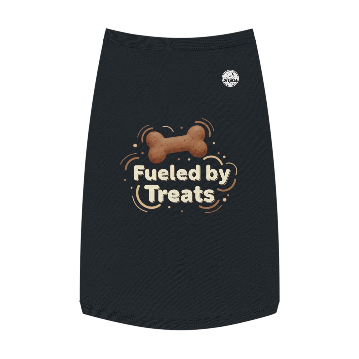 Pet Tank Top - "Fueled by Treats" Dog Tee