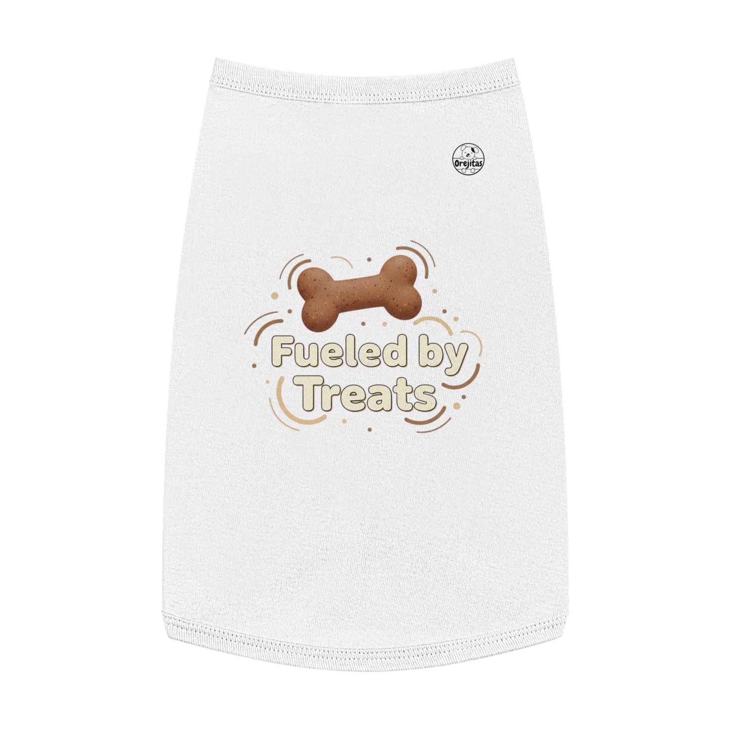 Pet Tank Top - "Fueled by Treats" Dog Tee
