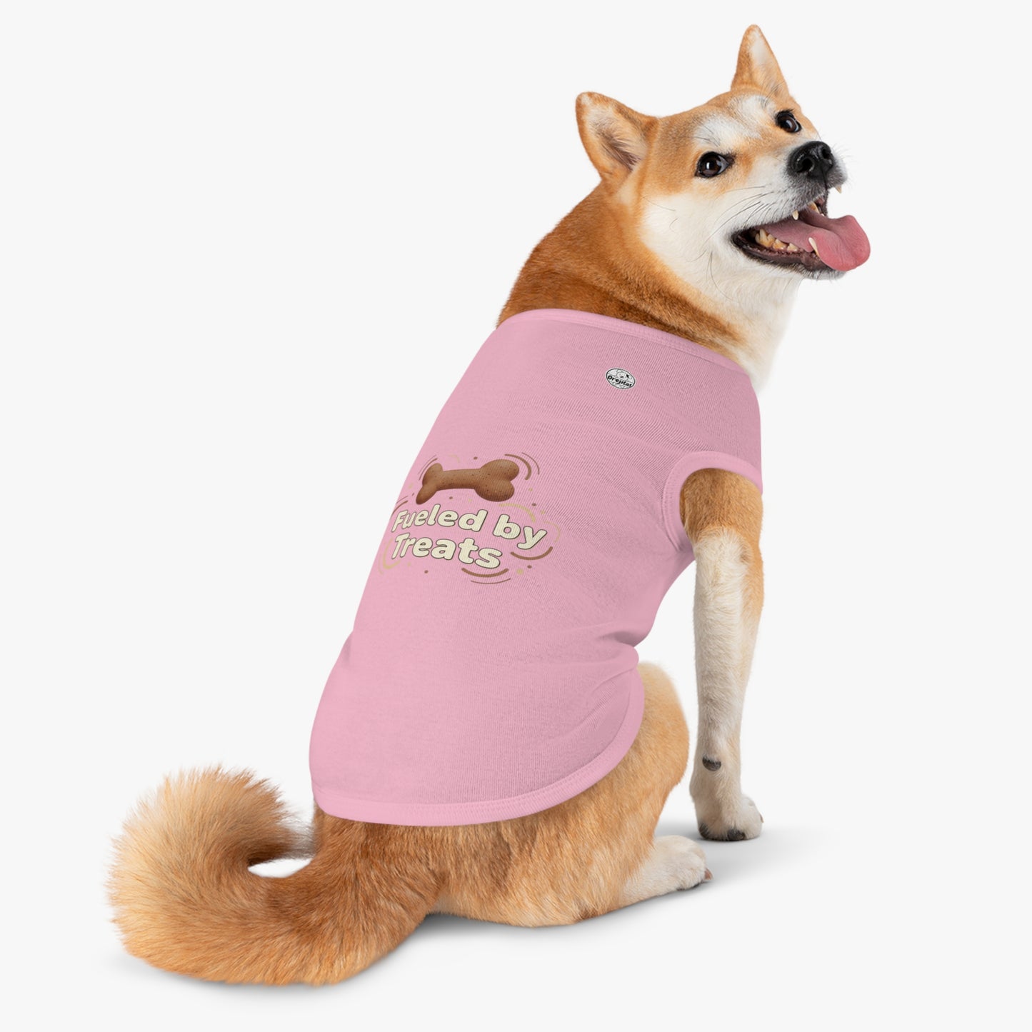 Pet Tank Top - "Fueled by Treats" Dog Tee