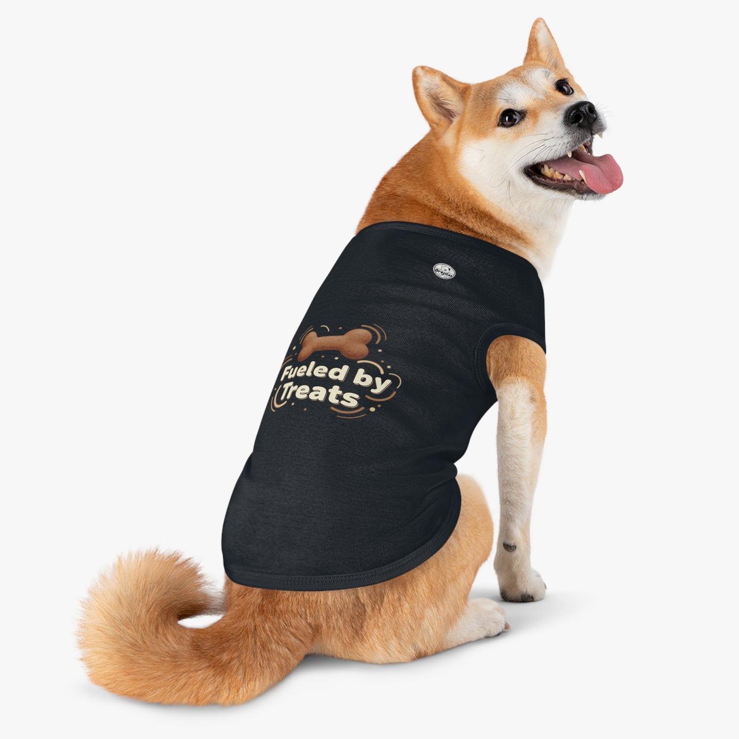 Pet Tank Top - "Fueled by Treats" Dog Tee