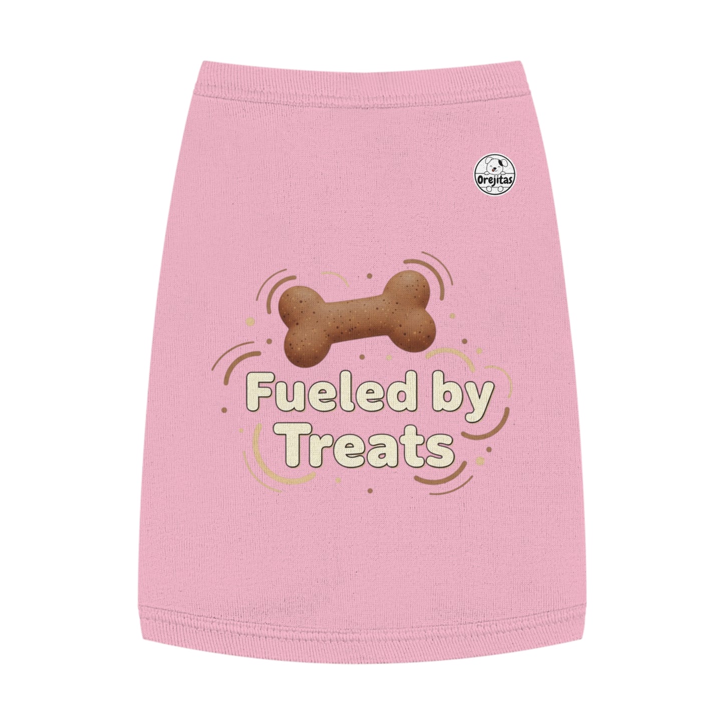 Pet Tank Top - "Fueled by Treats" Dog Tee