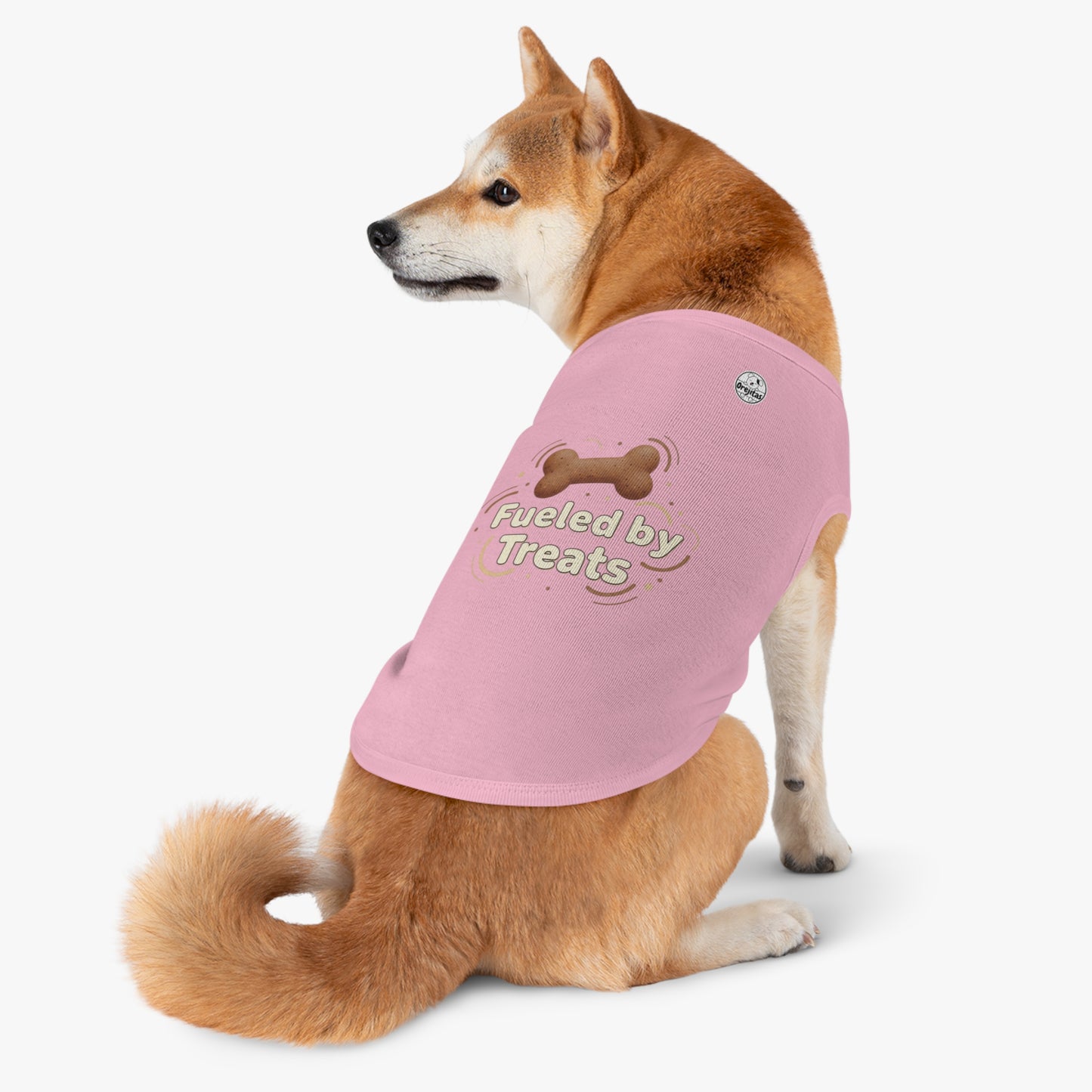 Pet Tank Top - "Fueled by Treats" Dog Tee