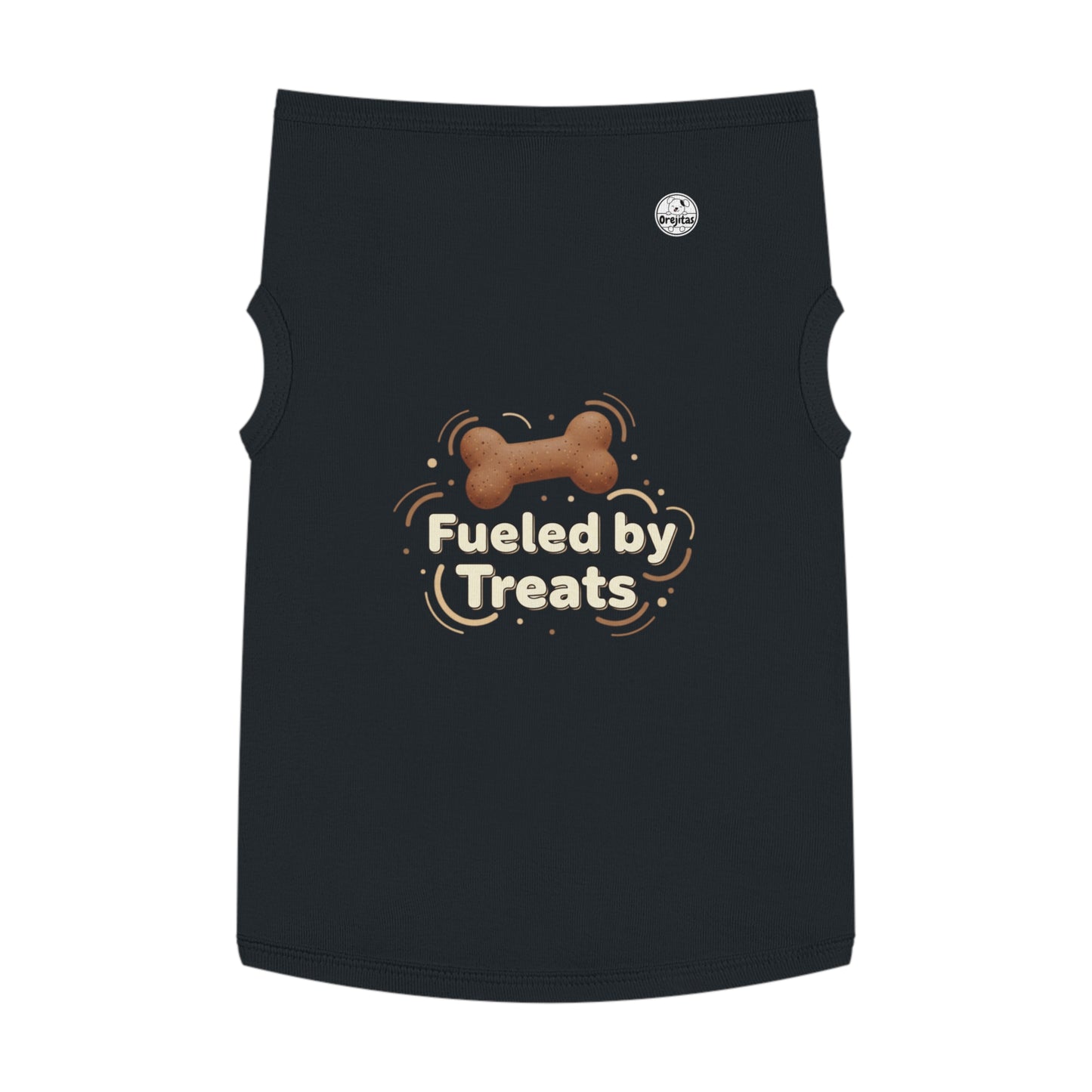 Pet Tank Top - "Fueled by Treats" Dog Tee