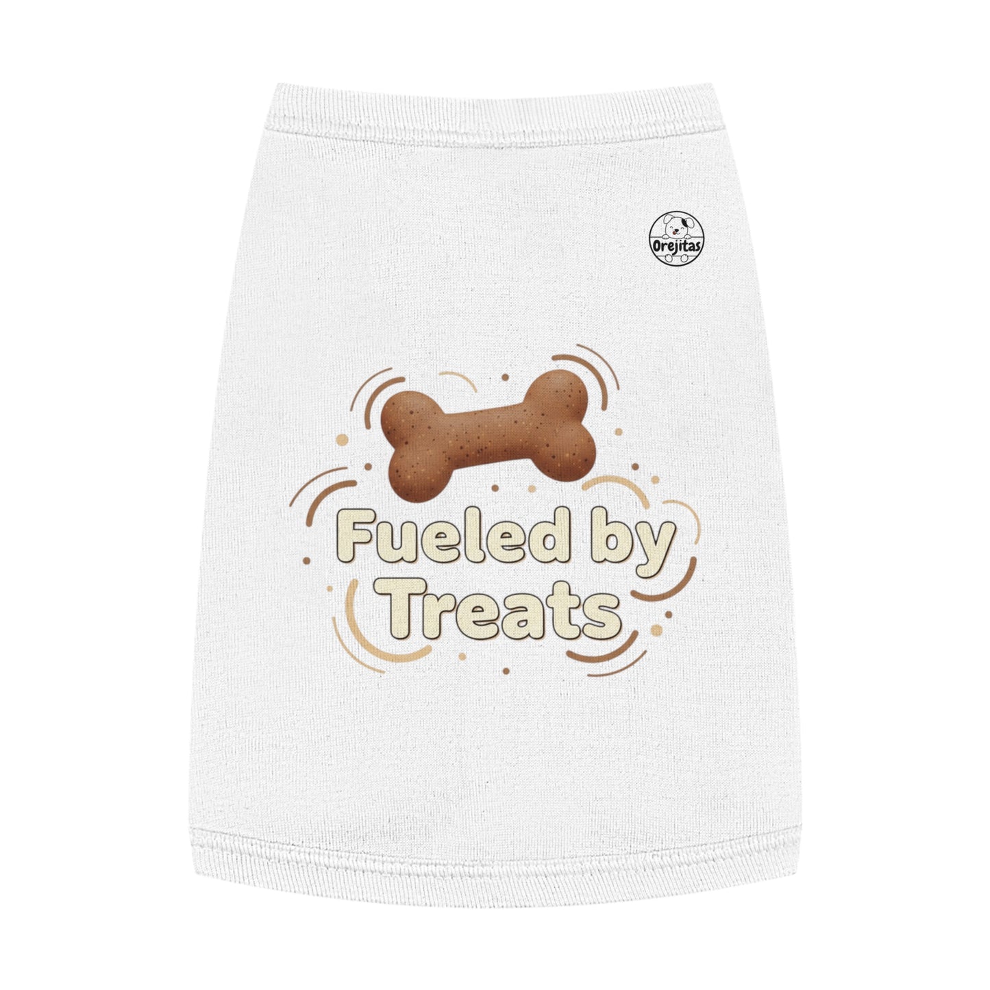 Pet Tank Top - "Fueled by Treats" Dog Tee
