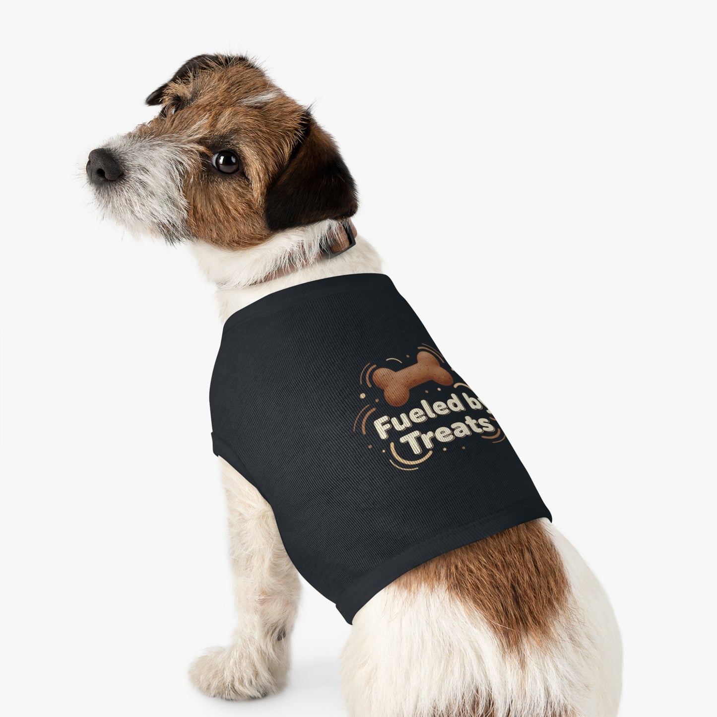 Pet Tank Top - "Fueled by Treats" Dog Tee