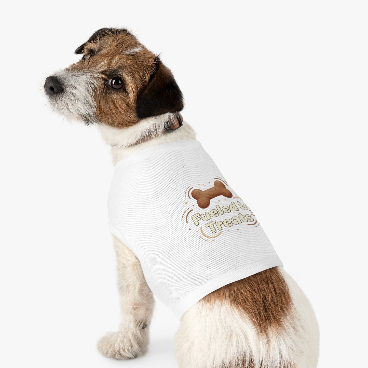 Pet Tank Top - "Fueled by Treats" Dog Tee