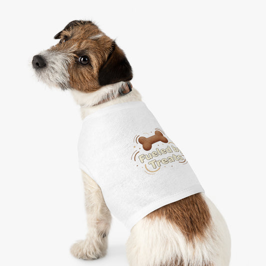 Pet Tank Top - "Fueled by Treats" Dog Tee