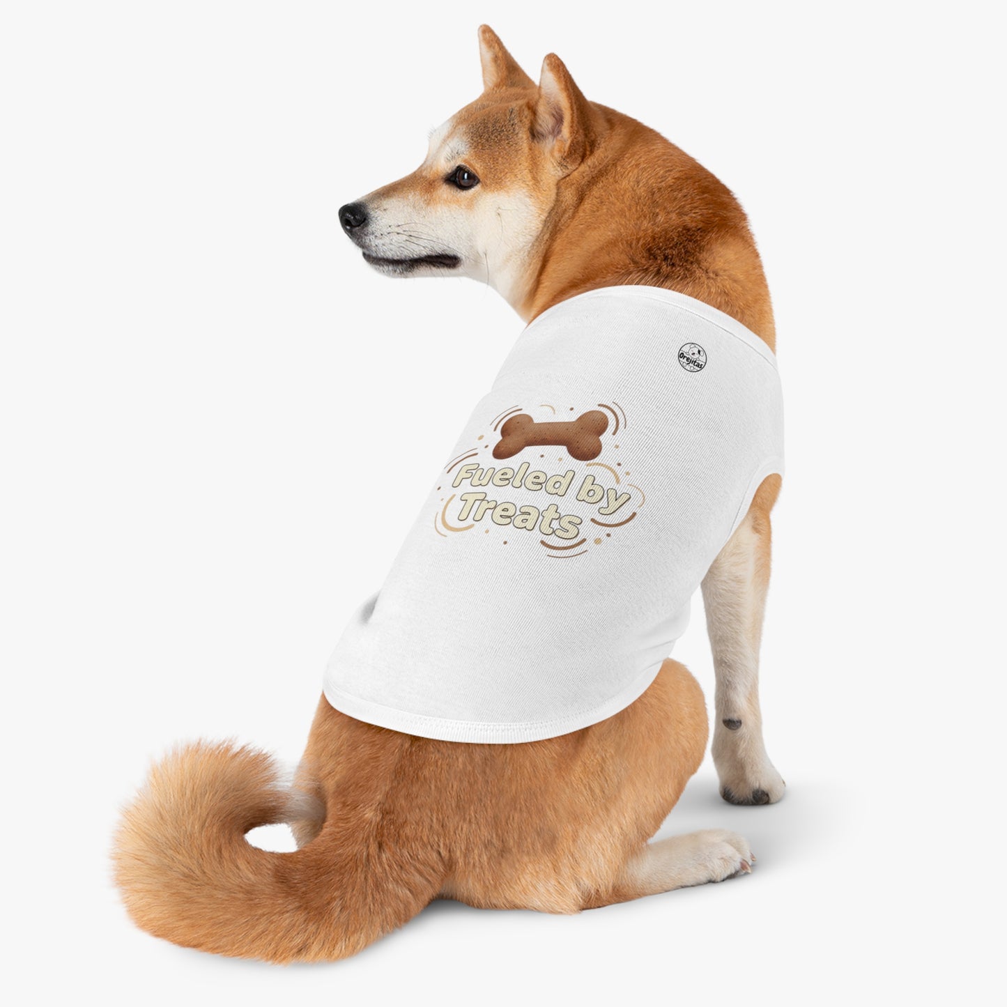 Pet Tank Top - "Fueled by Treats" Dog Tee