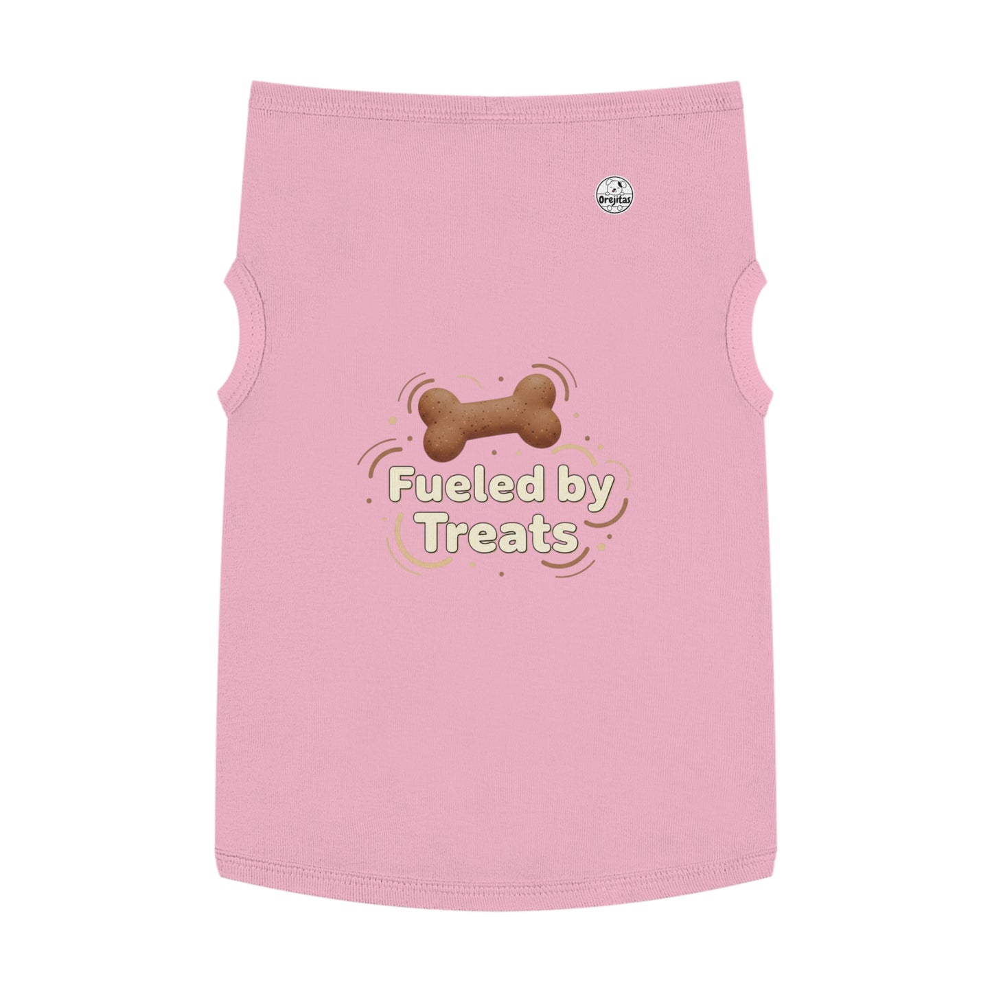 Pet Tank Top - "Fueled by Treats" Dog Tee