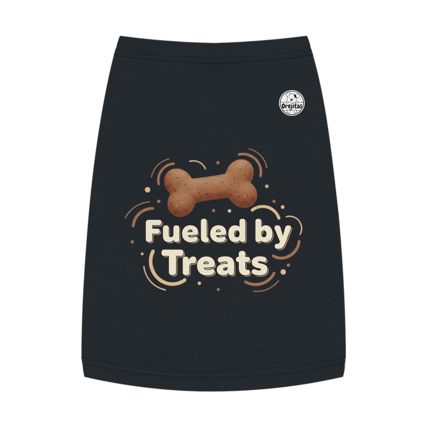 Pet Tank Top - "Fueled by Treats" Dog Tee