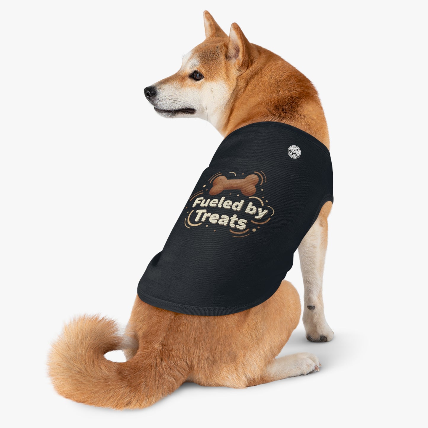 Pet Tank Top - "Fueled by Treats" Dog Tee