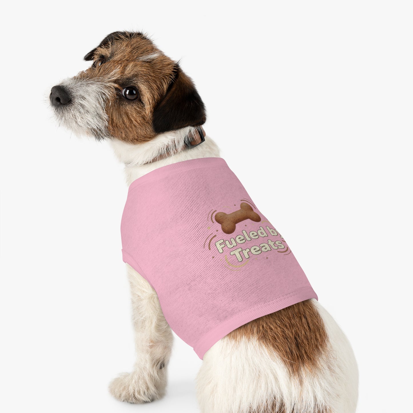 Pet Tank Top - "Fueled by Treats" Dog Tee