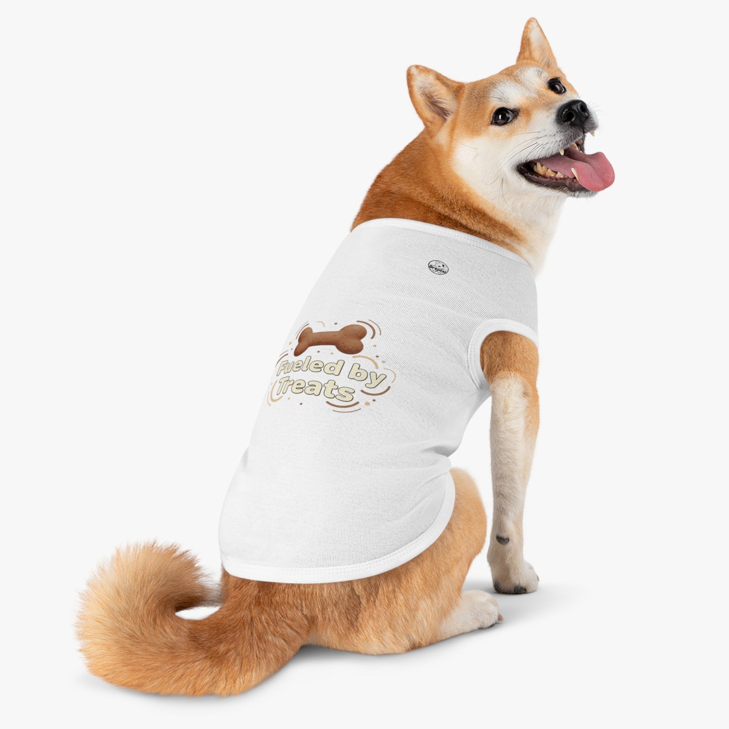 Pet Tank Top - "Fueled by Treats" Dog Tee